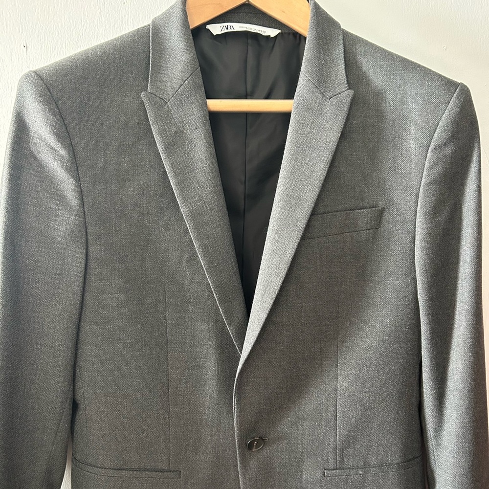 Dark Gray Suit from Zara